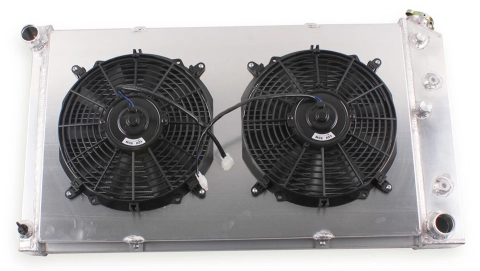 3Row Radiator&Fan For 1968 69 70 71 1972 Chevy Pontiac GTO Buick Riviera Skylark - Изображение 1 из 4