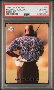 1994 UD MJ RARE AIR #35 MICHAEL JORDAN PSA 10 - Picture 1 of 2