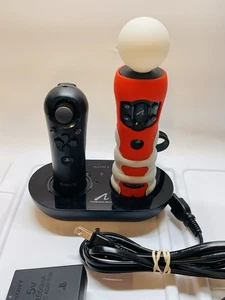PlayStation PS3 Move Bundle Controlador de Movimiento y Navegación con Estación de Carga - Imagen 1 de 8