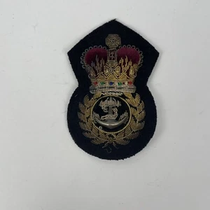 Vintage British Royal Navy Chief Petty Officer Captain Badge - Picture 1 of 6