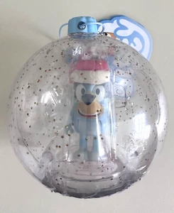 BNWT Bluey - Bluey Figure in Santa Hat Bauble Holiday Christmas Tree Ornament - Picture 1 of 2