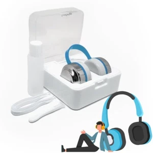 Kopfhöher Design Aufbewahrungsbox Kontaktlinsen Silber Blau Coole Linsenbox Box - Bild 1 von 5