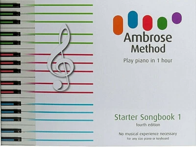 Adult Beginners Music Book Learn to Play Piano & Keyboard in 1 hour GUARANTEED   - Image 1 of 4