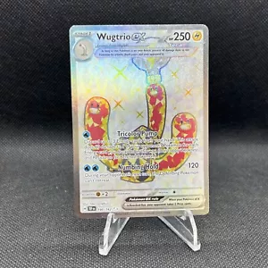 Wugtrio ex 190/162 Ultra Raro Pokémon Fuerzas Temporales Casi Nuevo - Imagen 1 de 2