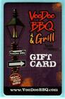 VOODOO BBQ & GRILL Lamp Post 2013 Gift Card ( $0 ) 