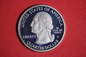 2009 S PROOF SILVER "DISTRICT OF COLUMBIA" WASHINGTON QUARTER #K52834 - Picture 1 of 2
