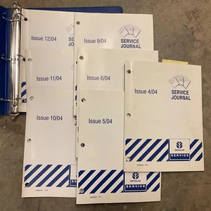 New Holland 04 SERVICE JOURNAL REPAIR SHOP MANUAL UPDATES GUIDE BOOK 4-12 2004 - Picture 1 of 7