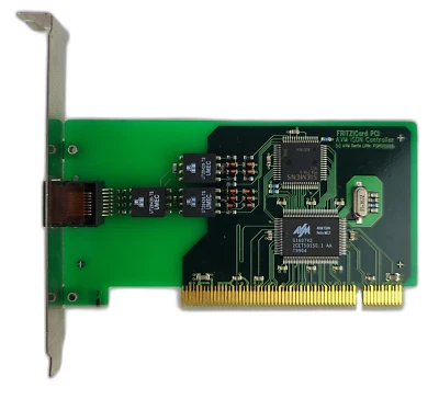 AVM Fritz! Card Fritzcard PCI Fax Isdn Fax Modem Low Profile - Image 1 of 2