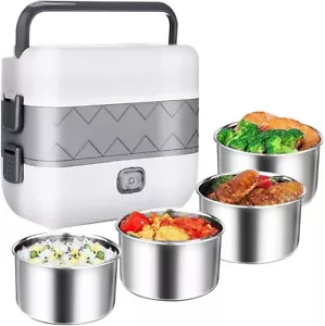 200W Lunchbox Elektrisch Warmhalterbox Brotdosen Essenwärmer Thermobehälter - Bild 1 von 16