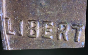 1957 P with Doubling on Obverse Lincoln Wheat Cent RED BROWN - Picture 1 of 7