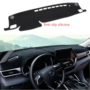 For Toyota Highlander 2020-2023 Black Dashboard Dash Mat Sun Protector Cover Pad - Picture 1 of 6