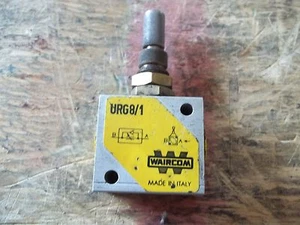 NEU WAIRCOM UR8/1 PERCISION PNEUMATISCHES EINWEG-DURCHFLUSSREGELVENTILANSCHLUSS 1/8" NPT - Bild 1 von 3