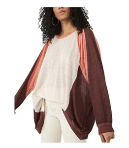 Free People Home Stretch Oversized T-Shirt Size XS Pink Red White - Picture 1 of 12