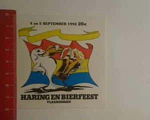 Aufkleber/Sticker: Haring en Bierfeest Vlaardingen 1992 (03011755) - Picture 1 of 1
