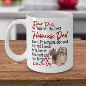 Havaneser Hund, Bichón Havanés, Havaneser, Havanezer, Bichon Habanero, Tasse, Becher, Havaneser - Bild 1 von 7
