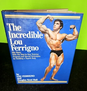 The Incredible LOU FERRIGNO - 1982 First Ed, 1st Printing Hardback Dust Jacket - Picture 1 of 16