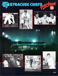 1988 SYRACUSE CHIEFS ( Blue Jays ) YEARBOOK MAGAZINE PROGRAM Ex-Mint + - Picture 1 of 1