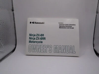 NOS Kawasaki ZX636RR ZX600R Ninja ZX-6R ZX-6RR Owner's Manual 99987-1216 - Image 1 of 2