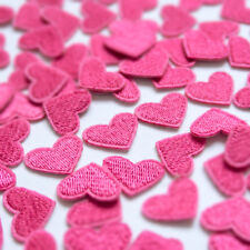 10 sztuk Różowe Serce Miłości Haftowane Szycie Na Żelazku Na Naszywce Odznaka Applique Craft Bag