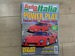 Auto Italia Magazine - June 1999 - Ferrari F40, V6 Lancia Montecarlo, Strada - Imagen 1 de 1