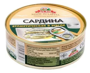 🔥12 x 240g Sardinenartiges Erzeugnis Sardinen in Öl Fisch Konserve Wildfang - Bild 1 von 1