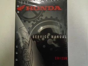 1998 Honda CR125R Servicio Reparación Tienda Fábrica Manual OEM Nuevo Libro - Imagen 1 de 3