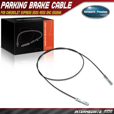 Intermediate Parking Brake Cable for Chevrolet Express 3500 4500 GMC Savana 3500 - Image 1 of 4
