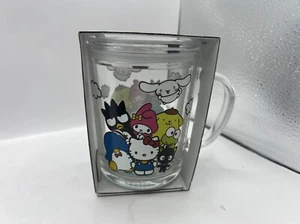 Hello Kitty & Friends Glas 14oz (414ML) Reiseglas Becher mit Schiebeverschluss Deckel - Bild 1 von 3