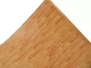 Dollhouse Medium Wood Self Adhesive 1:12 Floorboards Effect Paper Flooring - Picture 1 of 8