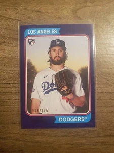 2020 Topps Heritage Rookie (RC) 💥Purple/175💥 Tony Gonsolin - Picture 1 of 3