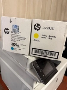 OEM HP 305A  CE411A & CE412 A. NEW  Open Box, Sealed Bag. Ships Free - Afbeelding 1 van 1