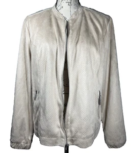 H by Halston - Chaqueta para mujer talla 14 - Forrada sedosa - Cremallera completa - Textura acolchada SUAVE - Imagen 1 de 21