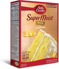 Betty Crocker SuperMoist Lemon Cake Mix, 500g Free Shipping World Wide