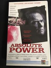 Absolute Power - Clint Eastwood & Gene Hackman - VHS Video Kassette Gut @806