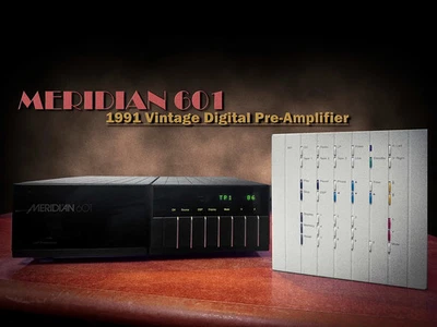 MERIDIAN 601 🌈RaRe🌈 Collector’s High-End Digital Pre-Amplifier - Image 1 of 4