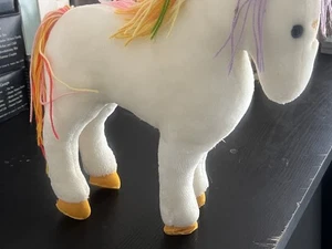 Vintage RAINBOW BRITE Starlite 12 inch Plush Pony Horse Hallmark Mattel 1983 - Picture 1 of 5