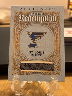 2025-26 Upper Deck Artifacts St Louis Blues Rookie Redemption RED-225 - Image 1 of 2