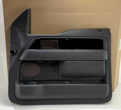Nuevo panel de moldura de puerta delantera derecha Ford 2011-2012 F150 Harley Davidson negro OEM  Foto 1 de 4
