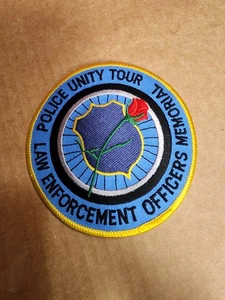 US Police Unity Tour Law Enforcement Officers Memorial Patch - Picture 1 of 1