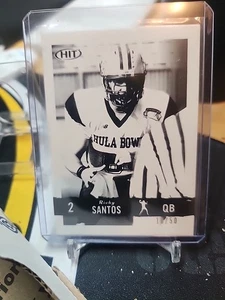2008 HIT SAGE MAKE IT READY BLACK & WHITE RICKY SANTOS #43 10/50 - Picture 1 of 3