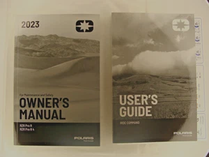 2023 RZR POLARIS RIDE COMMAND USERS GUIDE & PRO R OWNERS MANUAL 9939929 9941041 - Picture 1 of 4