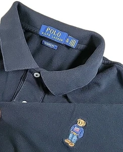 Polo Ralph Lauren Classic Fit Bear NAVY LS POLO  Shirt MEN'S XL - Picture 1 of 14