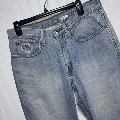 Jeans Cinch Etiqueta Blanca Para Hombre 32x36 Azul Denim Algodón Recto Relajado Western Foto 1 de 4