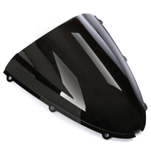 Blakc Windscreen Windshield For Kawasaki Ninja ZX6R 2005-2008 ZX10R 2006-2007 - Picture 1 of 3