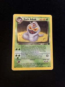Dark Arbok 2/82 PL Holo Rare Pokemon Card Vintage 1999 WOTC Team Rocket Set 4 - Imagen 1 de 7