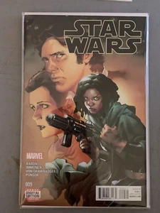 STAR WARS #9 CASI NUEVO MARVEL COMICS 2015 - PRIMERA APARICIÓN GRAKKUS THE HUTT - Imagen 1 de 1