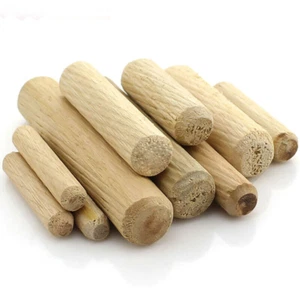 Holzdübel, Riffeldübel,Holz Dübel, Holzstifte Ø6mm 8mm 10mm 12mm - Picture 1 of 6