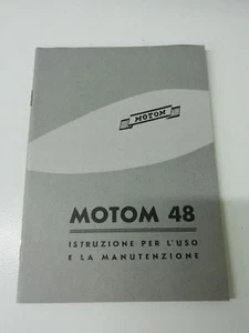 Motom 48 libretto uso e manutenzione - Foto 1 di 3