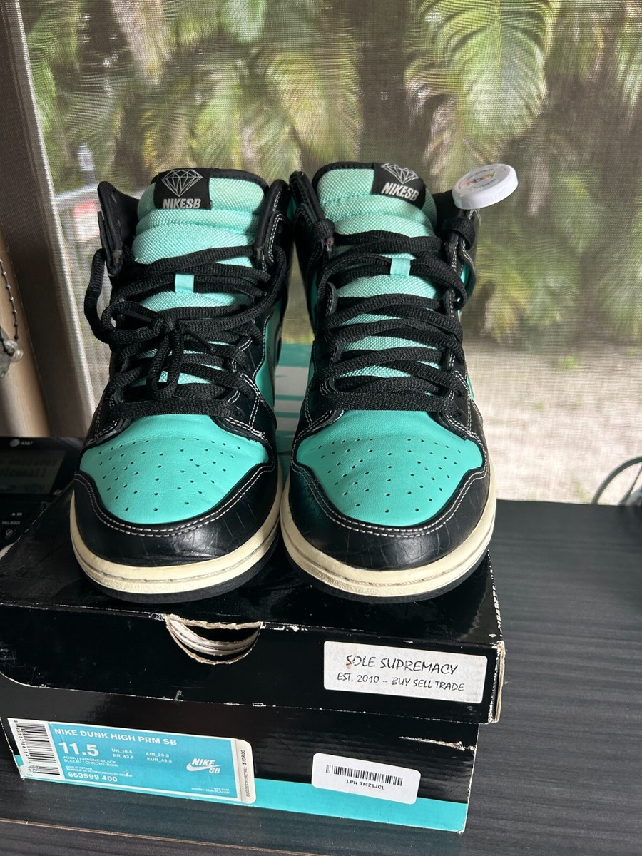 Nike SB Dunk High Premium x Diamond Supply Co. Tiffany 2014 Nike SB Dunk High Premium x Diamond Supply Co. Tiffany 2014