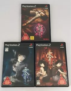 PlayStation2 Fatal Frame Zero Set of 3 Crimson Butterfly, The Tormented Tecmo JP - Picture 1 of 7